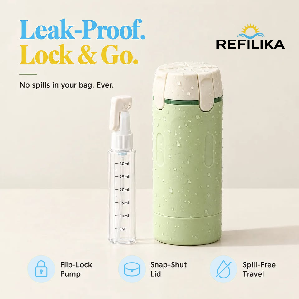 Refilika SunWave 4-in-1 Travel Dispenser